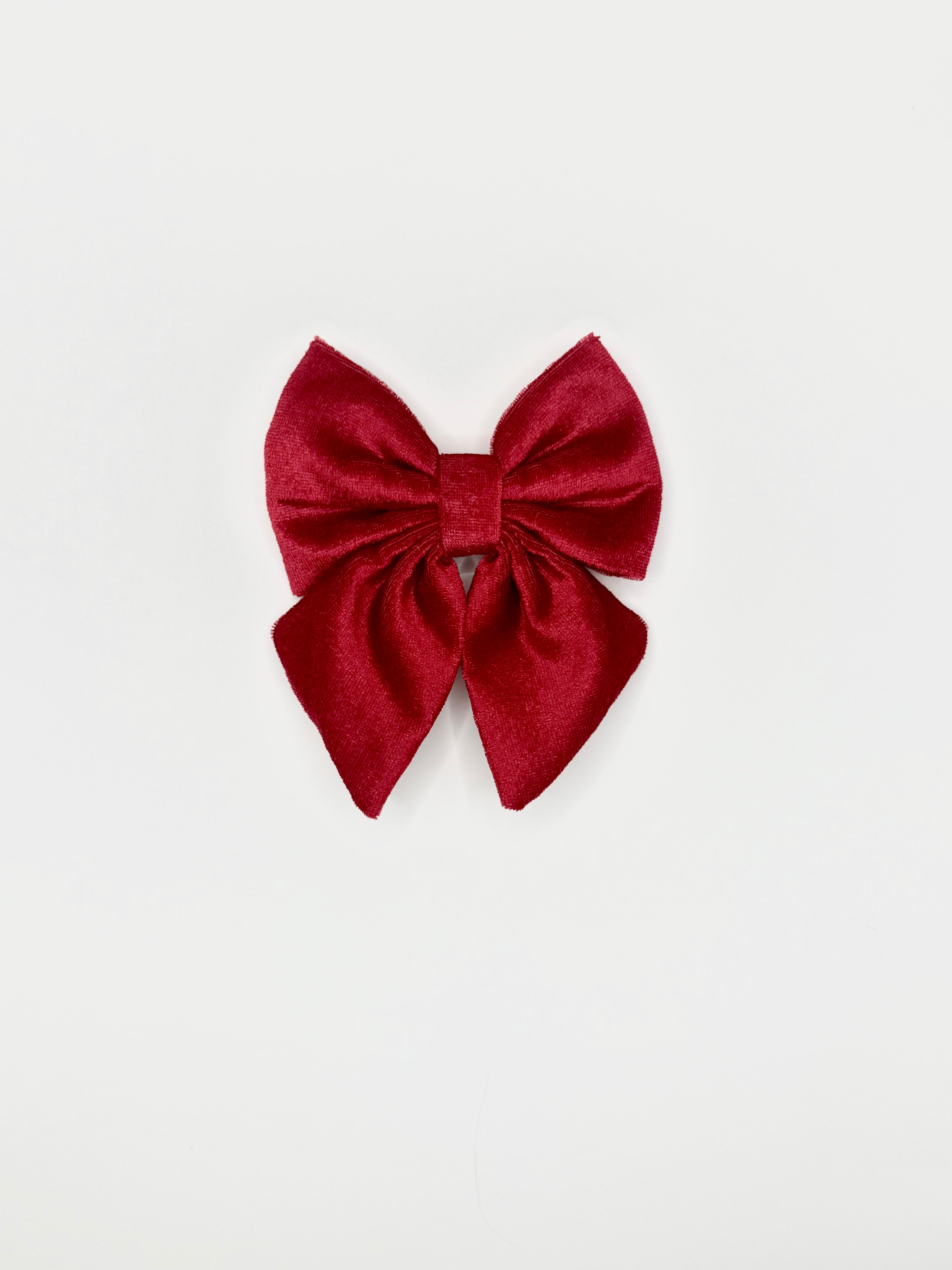 Ruby Red Velvet - Sailor Bowtie
