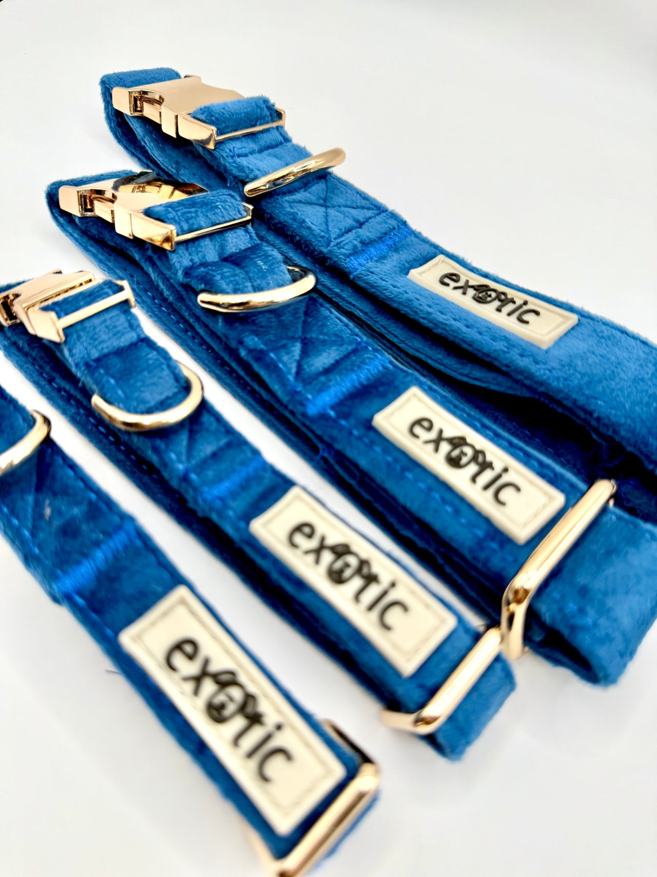 Blue velvet - Dog Collar