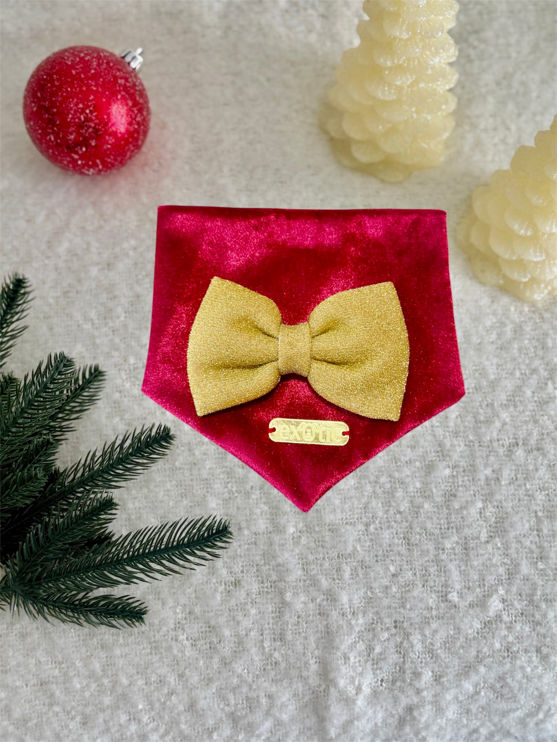 Golden Noel Bandana