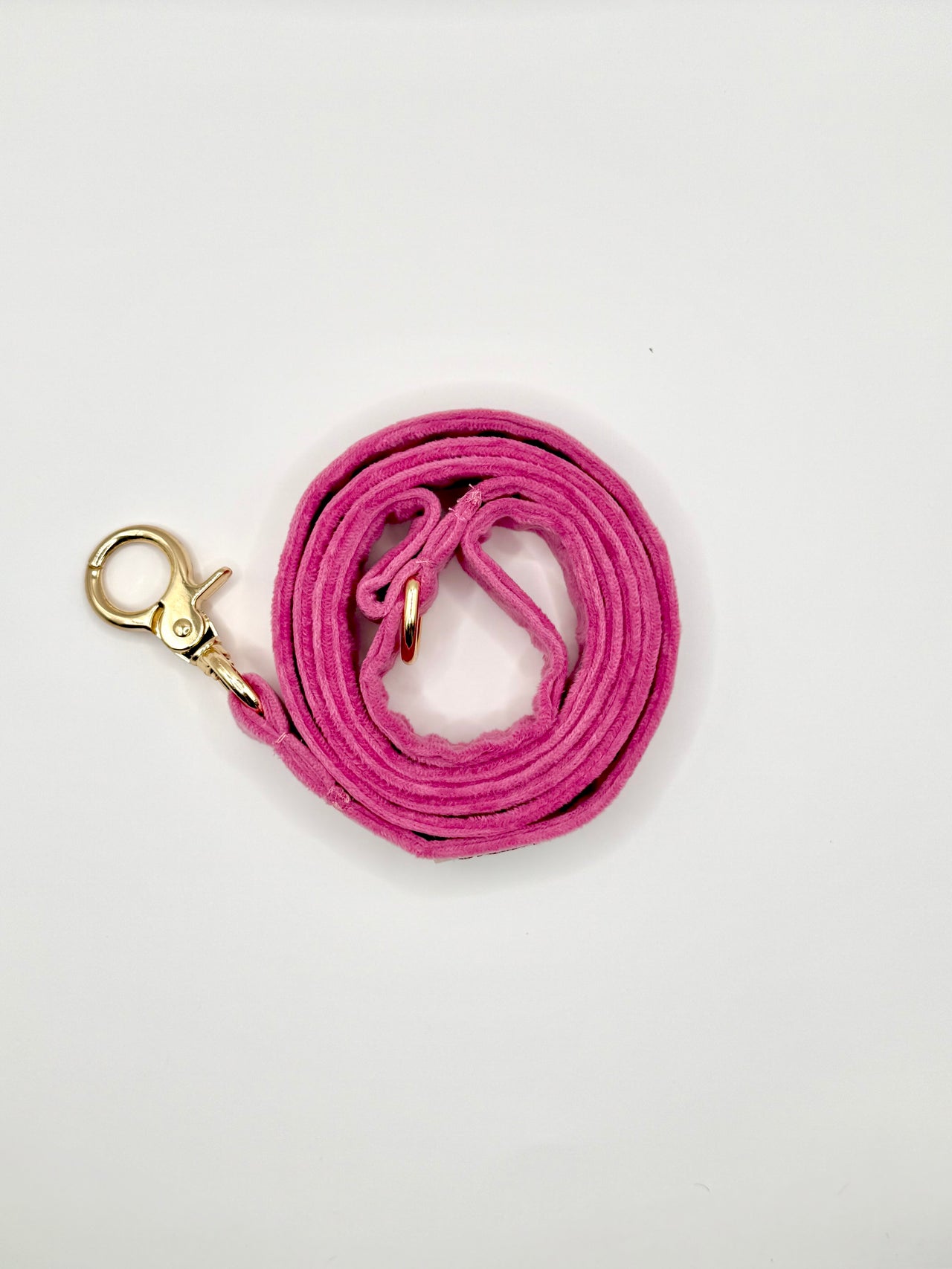 Fuschia Velvet - Dog Leash