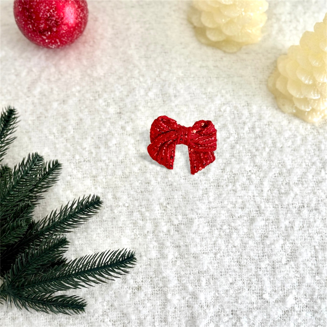 Christmas Glow Hair Bow