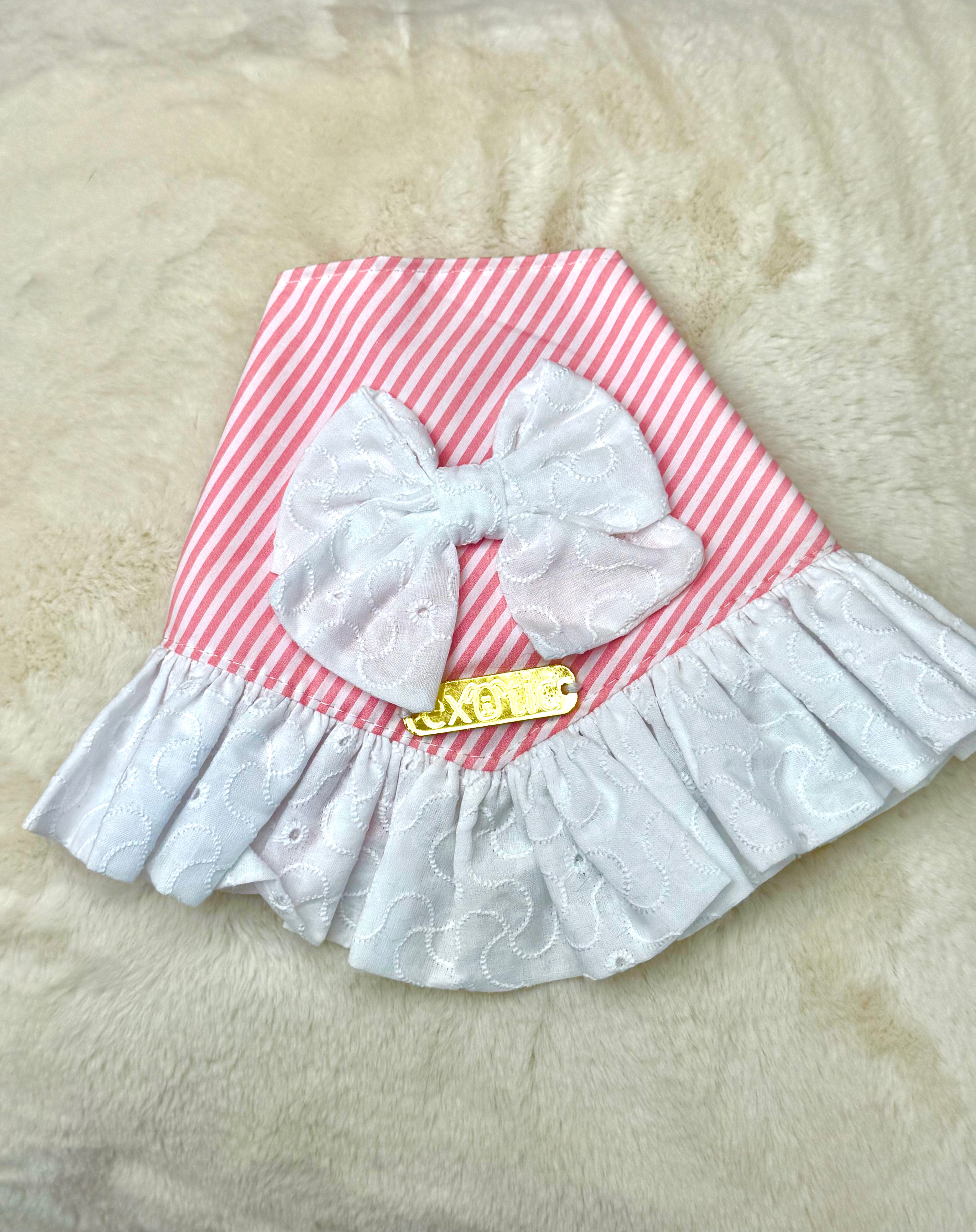 Pink lines Bandana